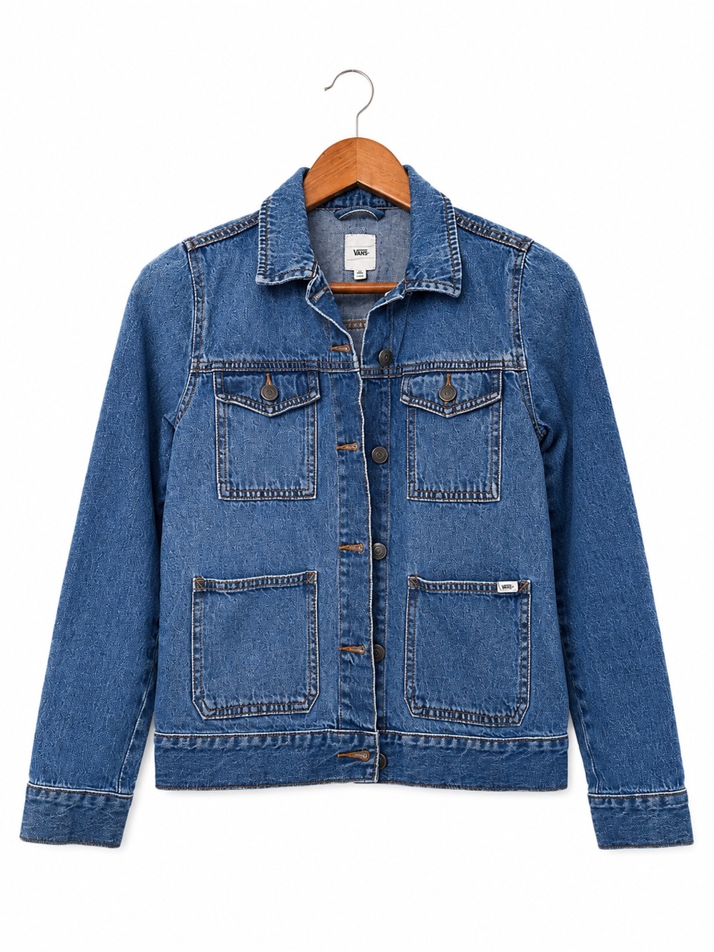 Vans Blue Denim Button-Up Jacket